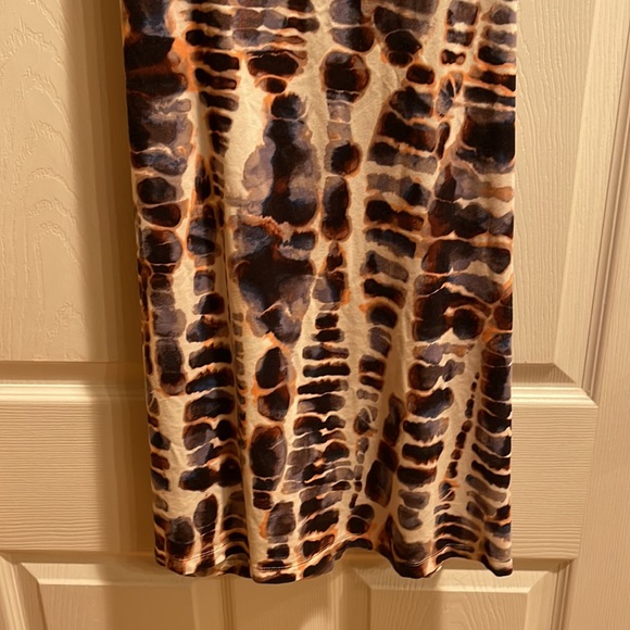 Mercer & Madison medium racer back beige brown tank dress - Picture 4 of 6